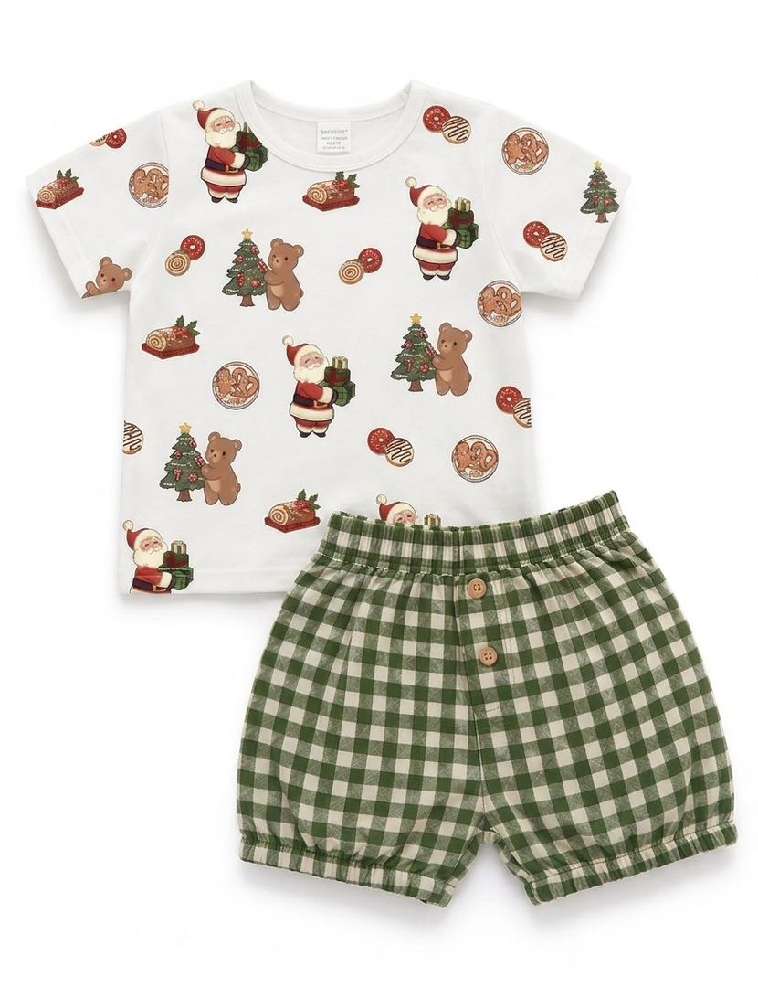 Christmas Bubble Shorts Loungewear