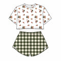 [Adult] Christmas Crop Top and Shorts Set