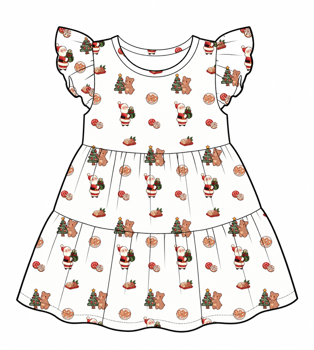 Christmas Twirl Dress