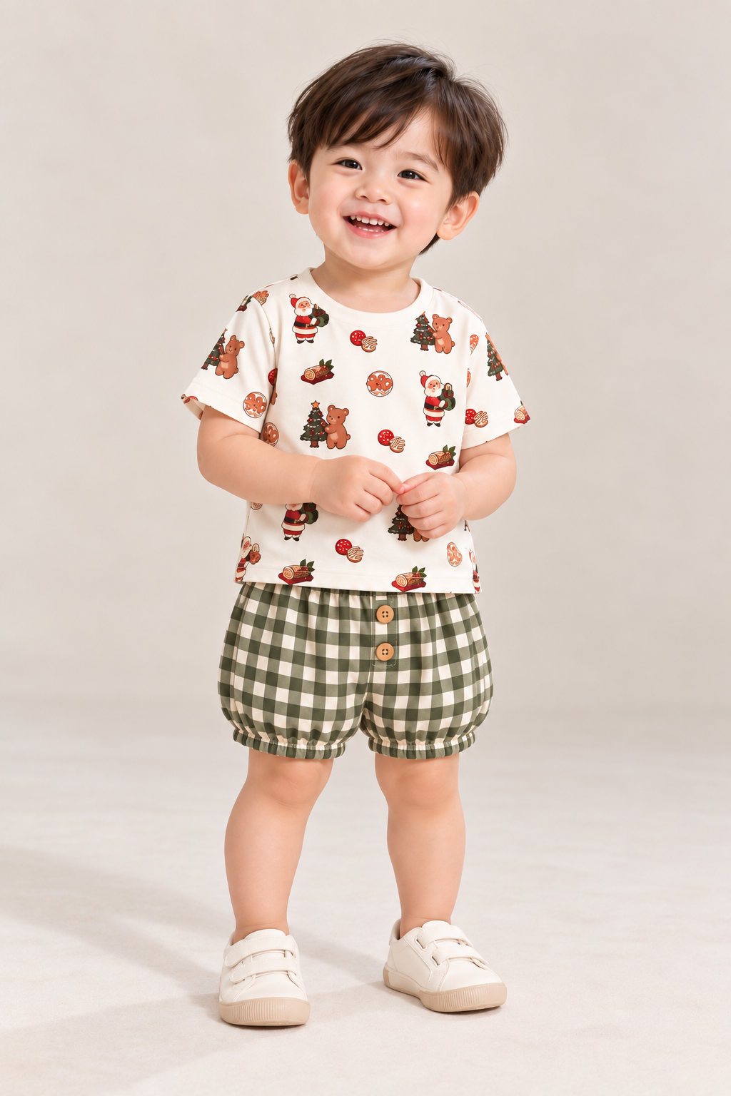 Christmas Bubble Shorts Loungewear